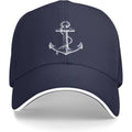 Nautical Knot Anchor Baseball Cap Men Women Adjustable Peaked Sandwich Dad Hats Golf Hat