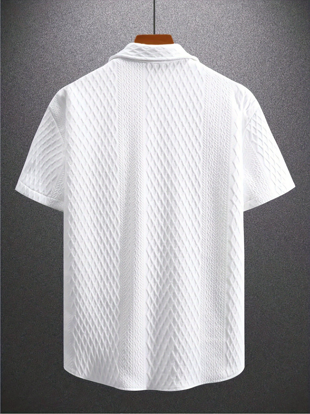 Men's Casual Short Sleeve Golf Shirt - Breathable Striped Pattern, Machine Washable Regular Fit for Summer Outdoor Hiking & Sports, Leisure Clothing | Classic Style | Nontransparent Material