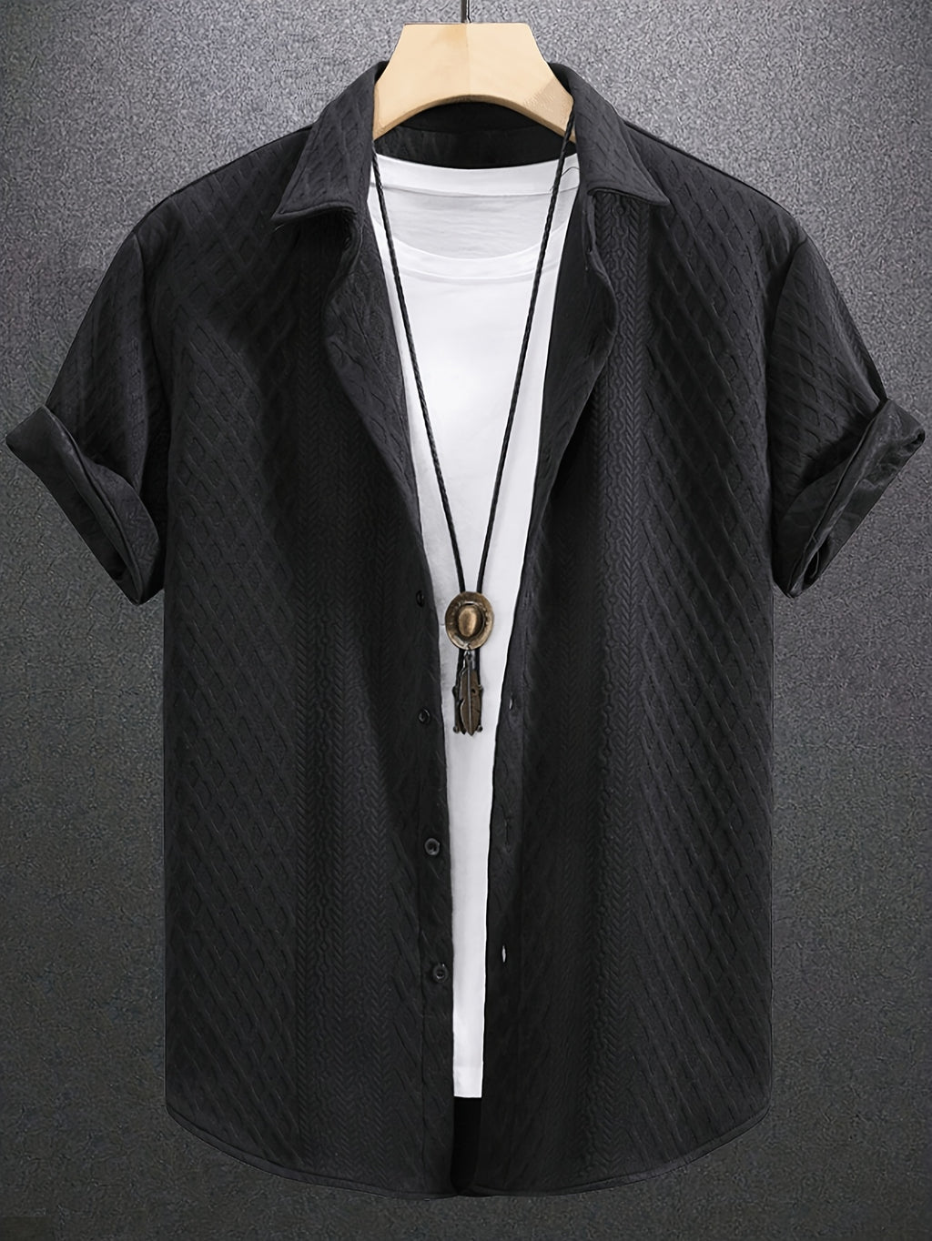 Men's Casual Short Sleeve Golf Shirt - Breathable Striped Pattern, Machine Washable Regular Fit for Summer Outdoor Hiking & Sports, Leisure Clothing | Classic Style | Nontransparent Material